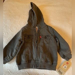 Levi’s baby boy Holden jacket charcoal color 18 months NWT